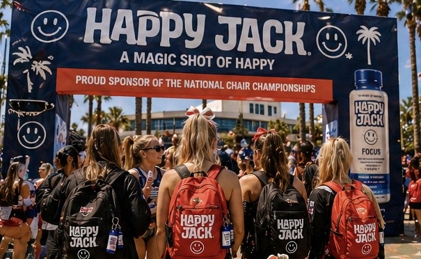 Happy Jack sponsor arch at the National Chair Championships